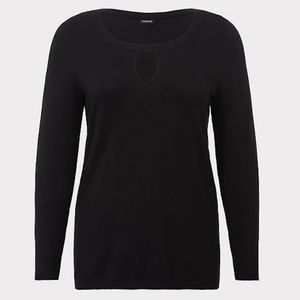 Torrid - BLACK KEYHOLE PULLOVER